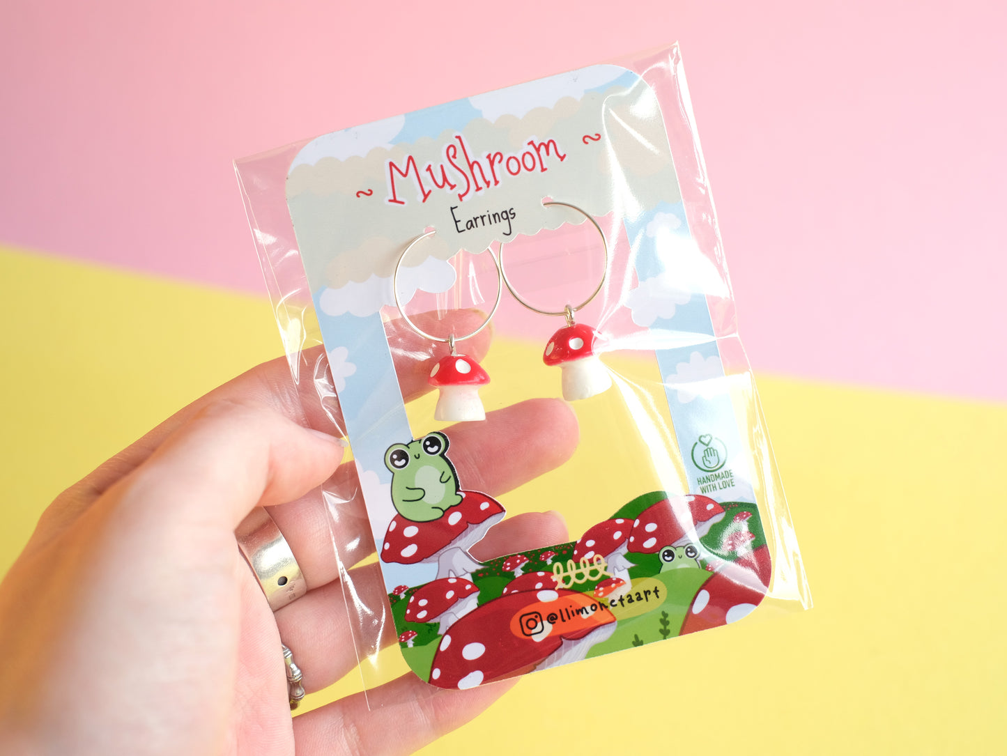 Mushroom Earrings