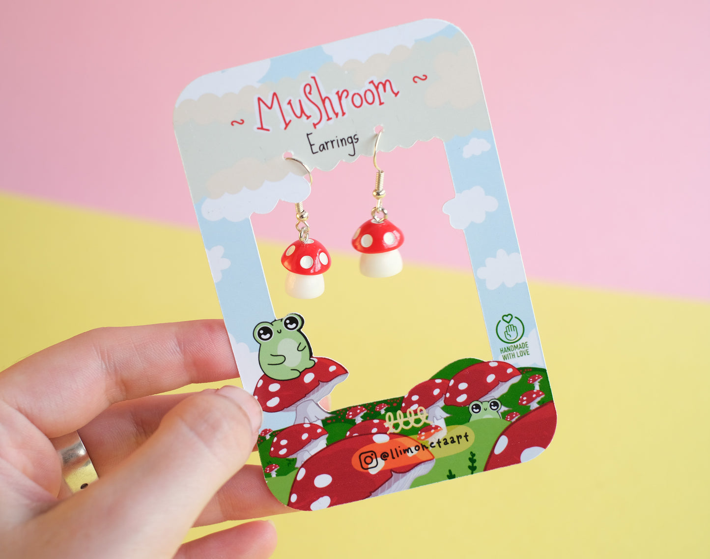 Mushroom Earrings