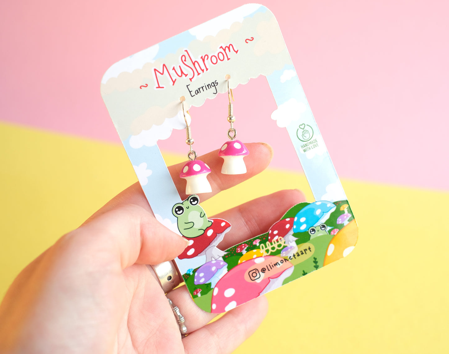 Mushroom Earrings