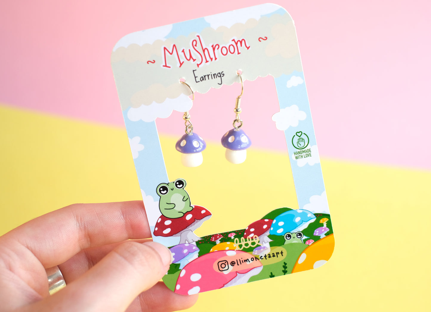 Mushroom Earrings