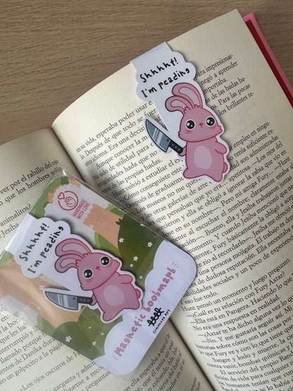 Marque-page magnétique Lapin avec Couteau