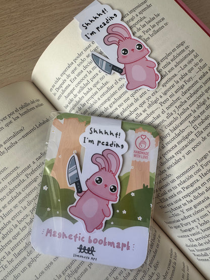 Marque-page magnétique Lapin avec Couteau