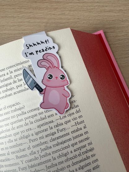 Marque-page magnétique Lapin avec Couteau
