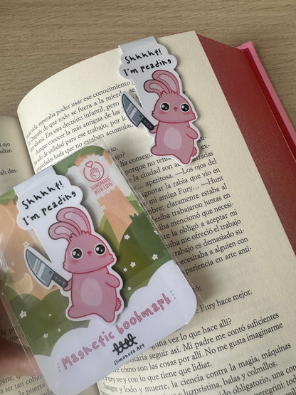 Marque-page magnétique Lapin avec Couteau