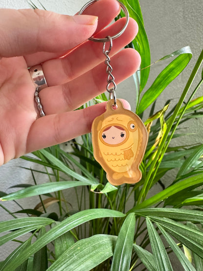 Porte-clés Taiyaki Fille Poisson
