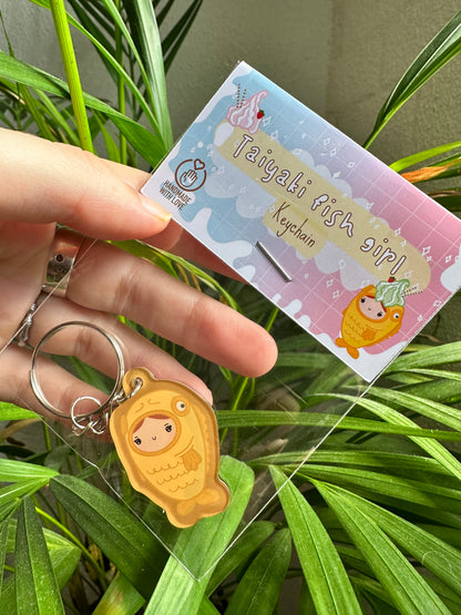 Porte-clés Taiyaki Fille Poisson