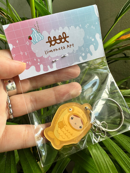 Porte-clés Taiyaki Fille Poisson