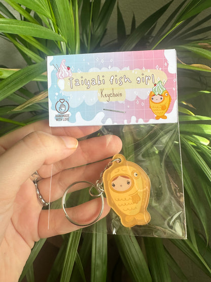 Porte-clés Taiyaki Fille Poisson