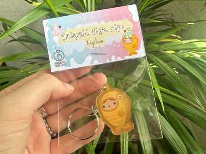 Porte-clés Taiyaki Fille Poisson