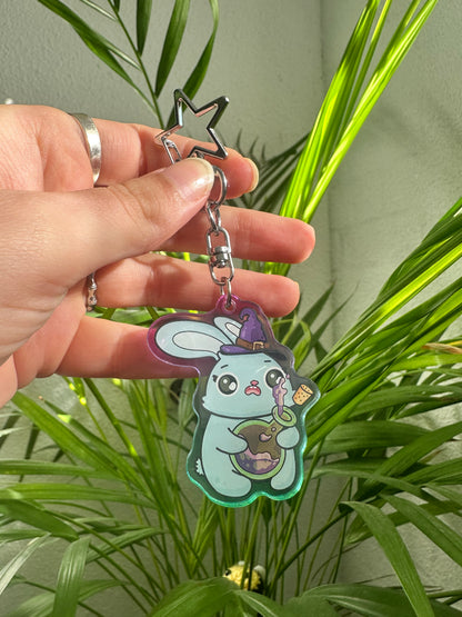Porte-clés lapin avec potion