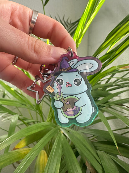 Porte-clés lapin avec potion