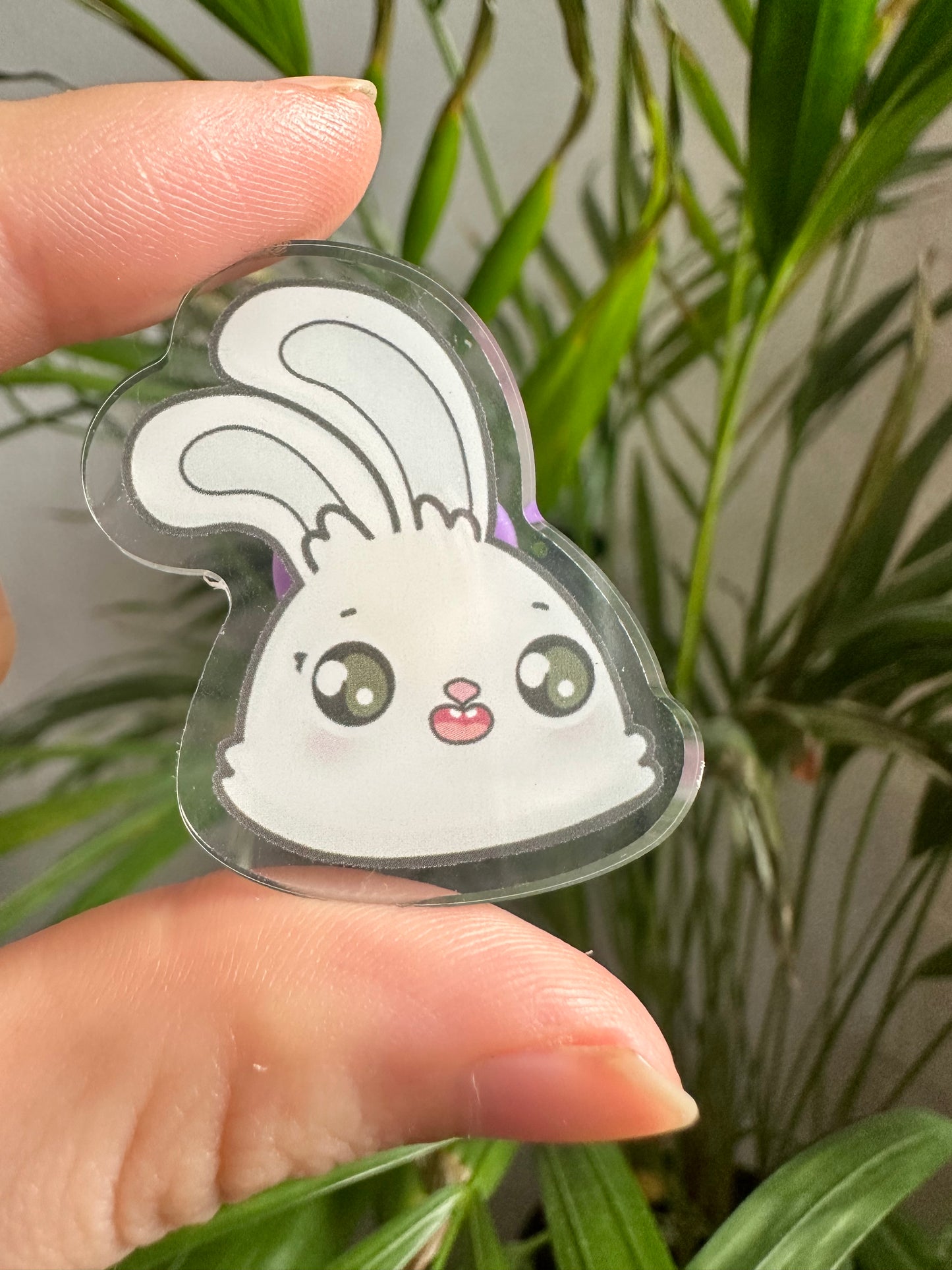 Glücklicher Hasen-Pin