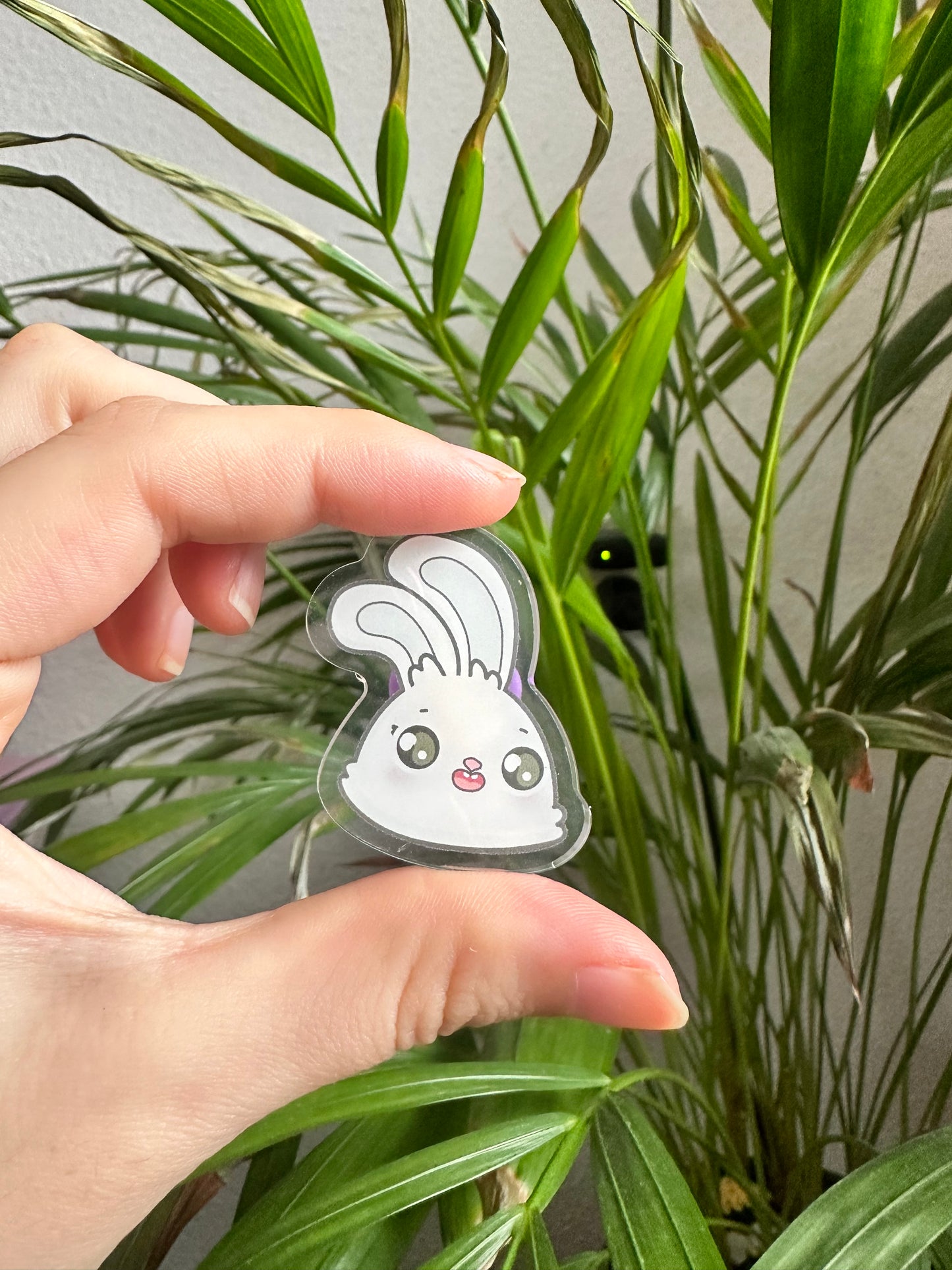 Glücklicher Hasen-Pin
