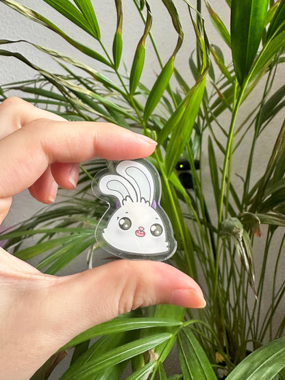 Glücklicher Hasen-Pin