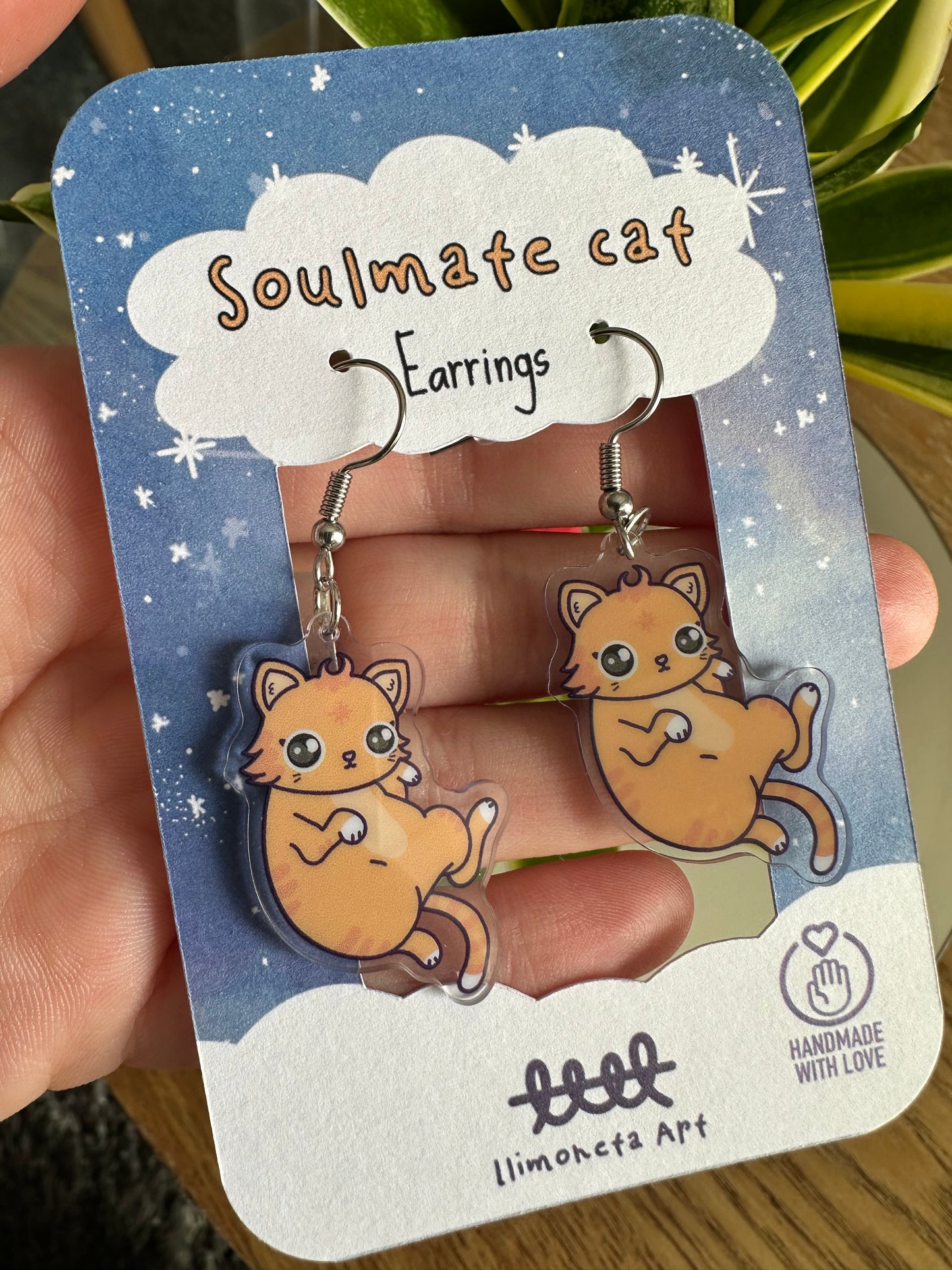 Reversible Cat Earrings LIMITED EDITION