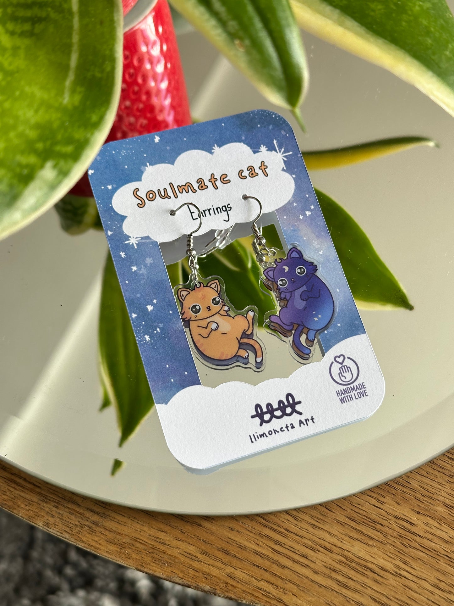 Reversible Cat Earrings LIMITED EDITION
