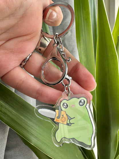 Angry Frog Keychain