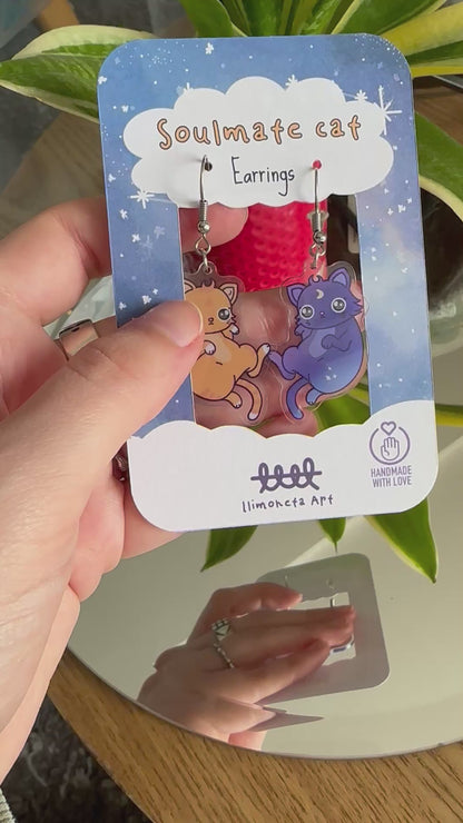 Reversible Cat Earrings LIMITED EDITION